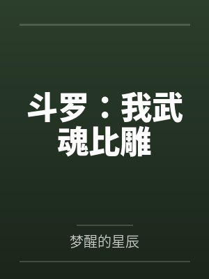 斗罗：我武魂比雕封面