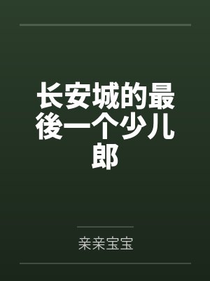 长安城的最後一个少儿郎封面