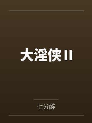 大淫侠Ⅱ封面