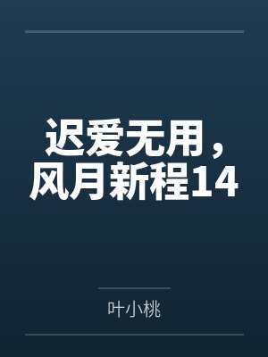 迟爱无用，风月新程14封面