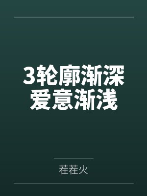 3轮廓渐深爱意渐浅封面