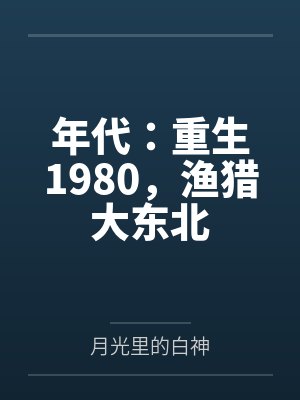 年代：重生1980，渔猎大东北封面