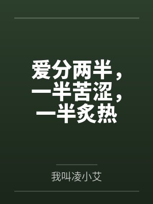 爱分两半，一半苦涩，一半炙热封面