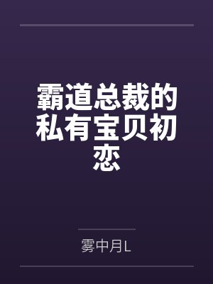 霸道总裁的私有宝贝初恋封面