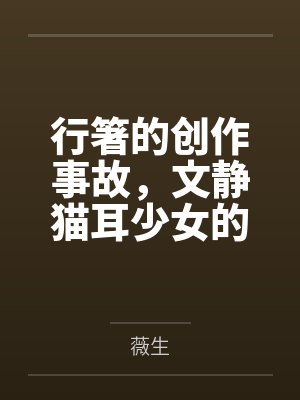 行箸的创作事故，文静猫耳少女的蜜臀惩罚日记～写黄文的代价是被打到高潮失禁～屁股、乳头、屁眼、小穴的全封面