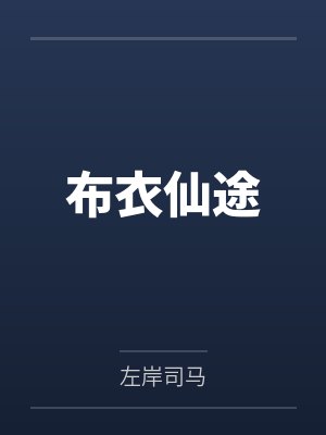 布衣仙途封面