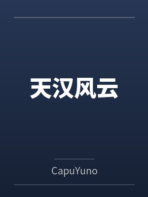 天汉风云封面
