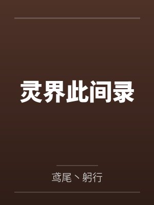 灵界此间录封面