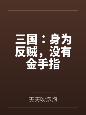 三国：身为反贼，没有金手指封面