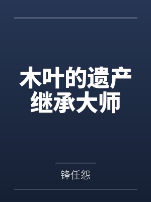 木叶的遗产继承大师封面