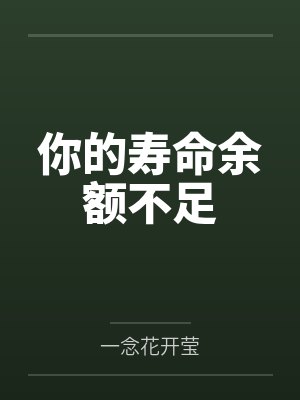 你的寿命余额不足封面