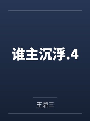 谁主沉浮.4封面