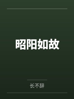 昭阳如故封面