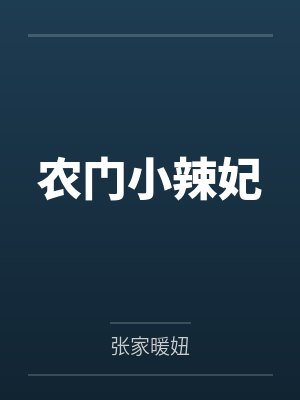 农门小辣妃封面