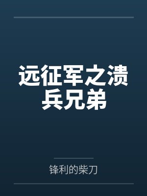 远征军之溃兵兄弟封面