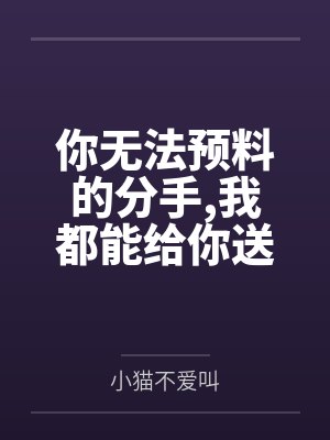 你无法预料的分手,我都能给你送上笔趣阁无弹窗封面