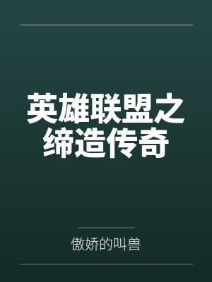 英雄联盟之缔造传奇by傲娇的叫兽封面