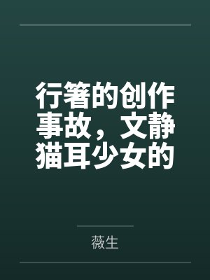行箸的创作事故,文静猫耳少女的蜜臀惩罚日记~写黄文的代价是被打到高潮失禁~屁股、乳头、屁眼、小穴的全封面