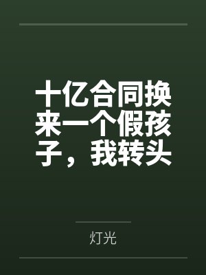 十亿合同换来一个假孩子,我转头预约离婚窗口封面