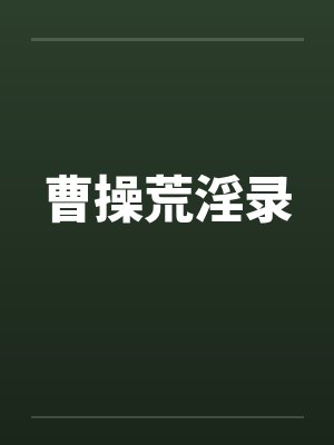 曹操荒淫录封面