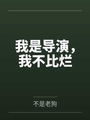 我是导演，我不比烂by不是老狗封面