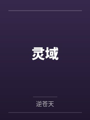 灵域封面