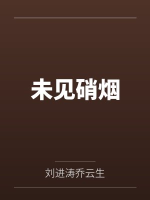 未见硝烟封面