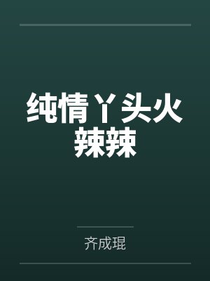 纯情丫头火辣辣封面