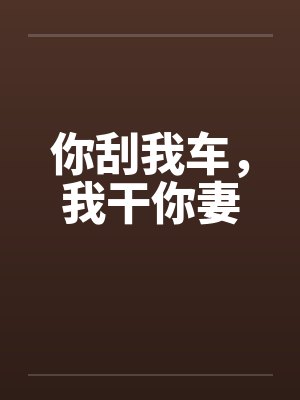 你刮我车，我干你妻封面