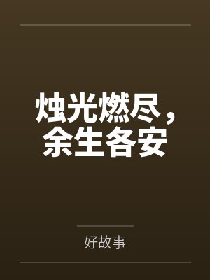 烛光燃尽,余生各安封面