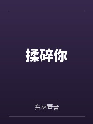揉碎你封面