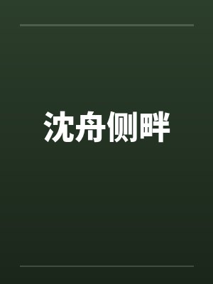 沈舟侧畔封面