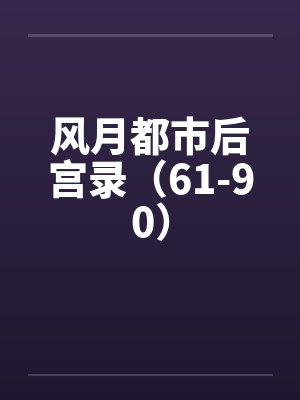 风月都市后宫录（61-90）封面
