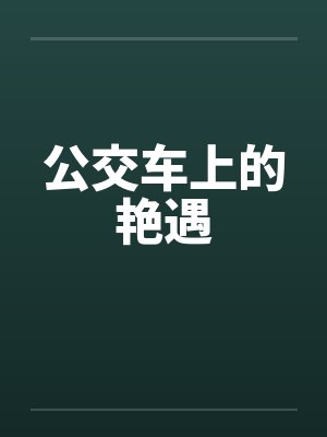 公交车上的艳遇封面