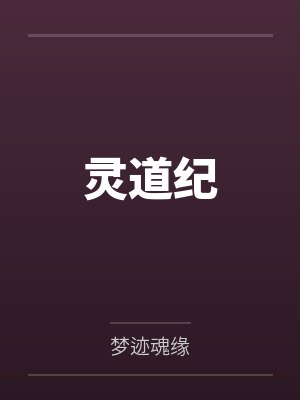 灵道纪封面