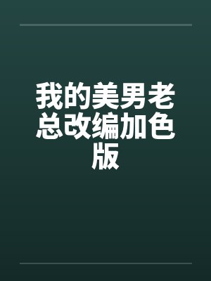 我的美男老总改编加色版封面