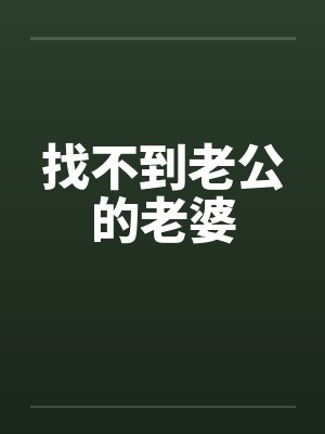 找不到老公的老婆封面
