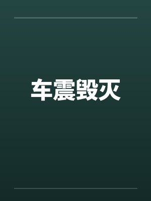 车震毁灭封面