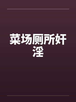 菜场厕所奸淫封面