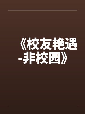 《校友艳遇-非校园》封面