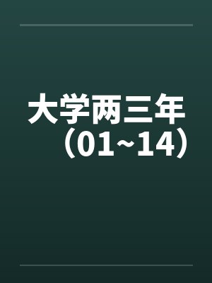 大学两三年（01~14）封面