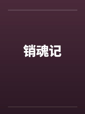 销魂记封面