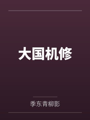 大国机修封面