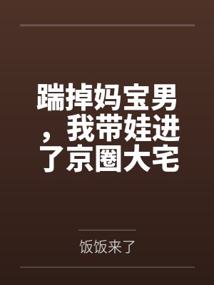 踹掉妈宝男，我带娃进了京圈大宅门封面