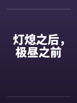 灯熄之后,极昼之前封面
