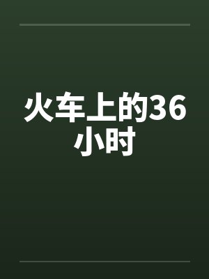 火车上的36小时封面
