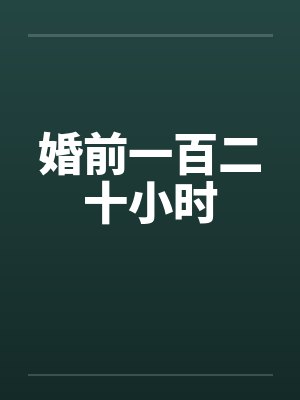 婚前一百二十小时封面