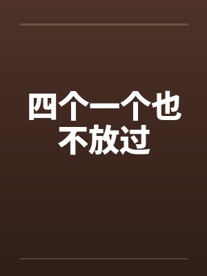 四个一个也不放过封面