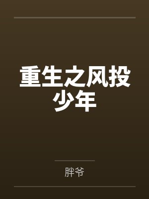 重生之风投少年封面