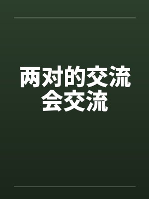 两对的交流会交流封面